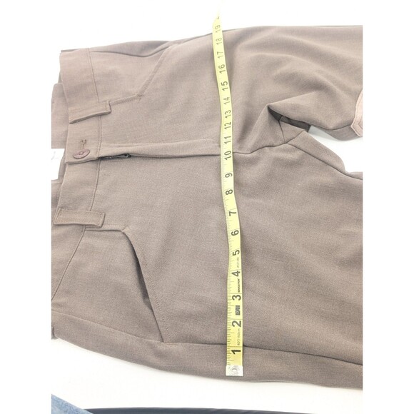 American Jods Jodhper Khaki Breecher Equestrian Pants Leather Patches USA Sz 32 - Picture 13 of 13